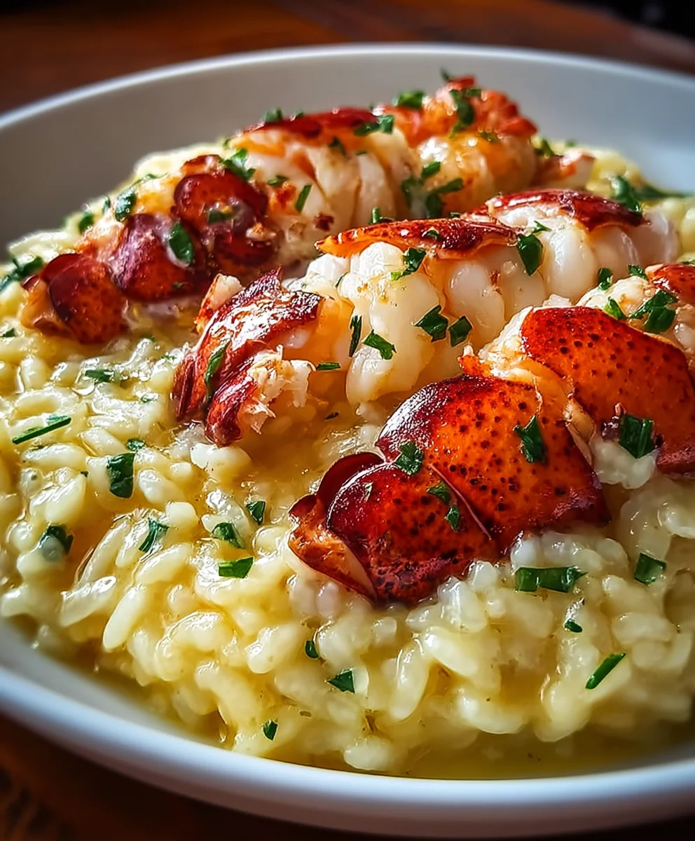 Decadent Butter Poached Lobster Risotto: An Ultimate Treat