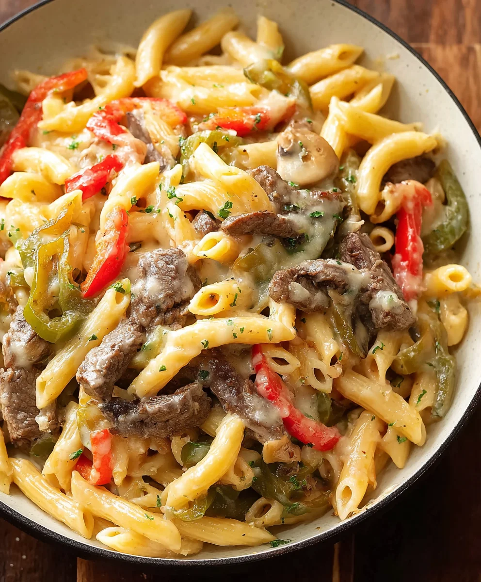 Quick & Easy Philly Cheesesteak Pasta: Your New Favorite!