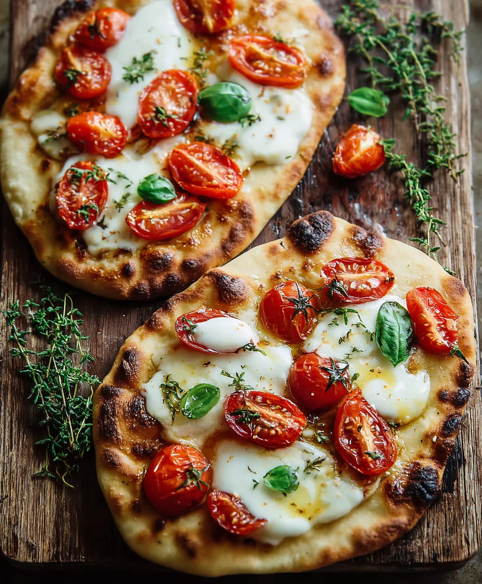 Caprese Naan Pizza Recipe: Fresh, Fast & Flavorful Dinner