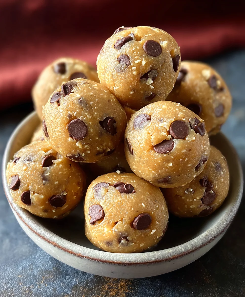 Chickpea Cookie Dough Balls: Healthy & Delicious No-Bake Treat!