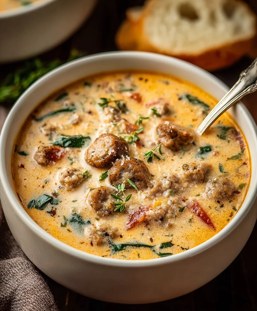 Creamy Beef Sausage Soup: Easy & Comforting Dinner Idea