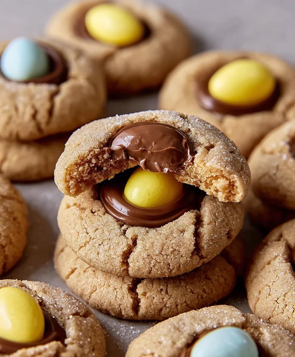 Cadbury Egg Kiss Cookies: Sweet & Easy Easter Treat!