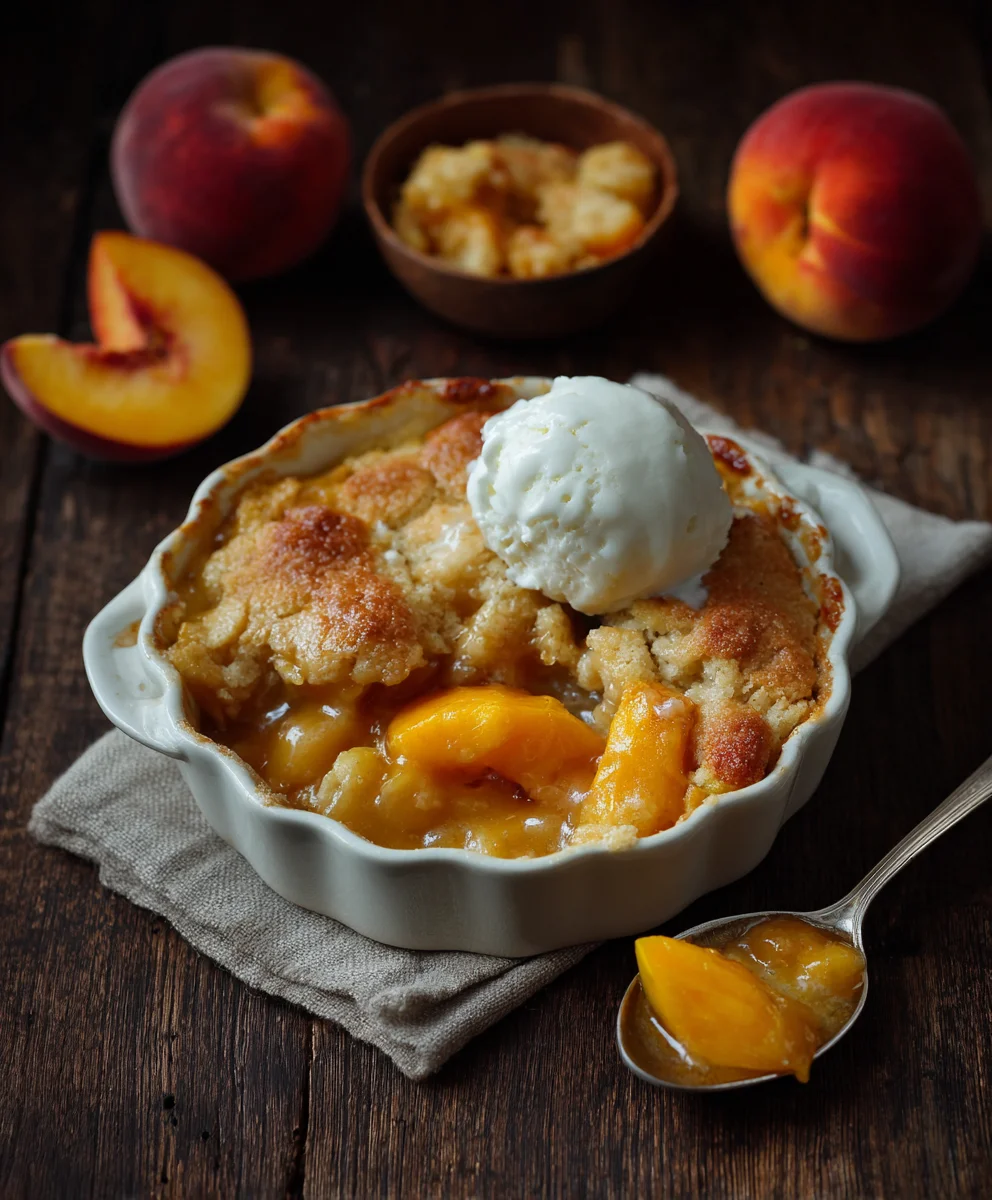 Easy Peach Cobbler