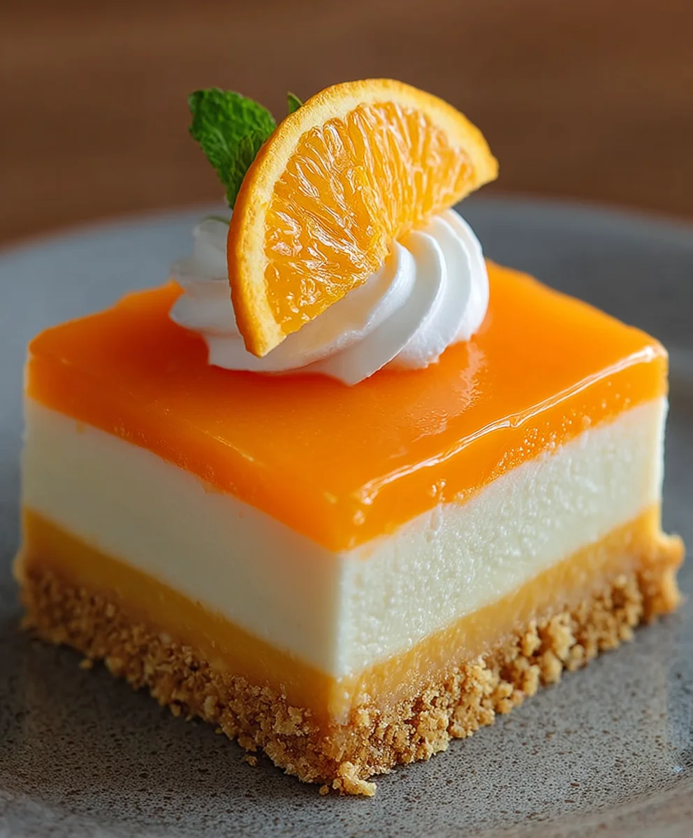 Orange Creamsicle Bars