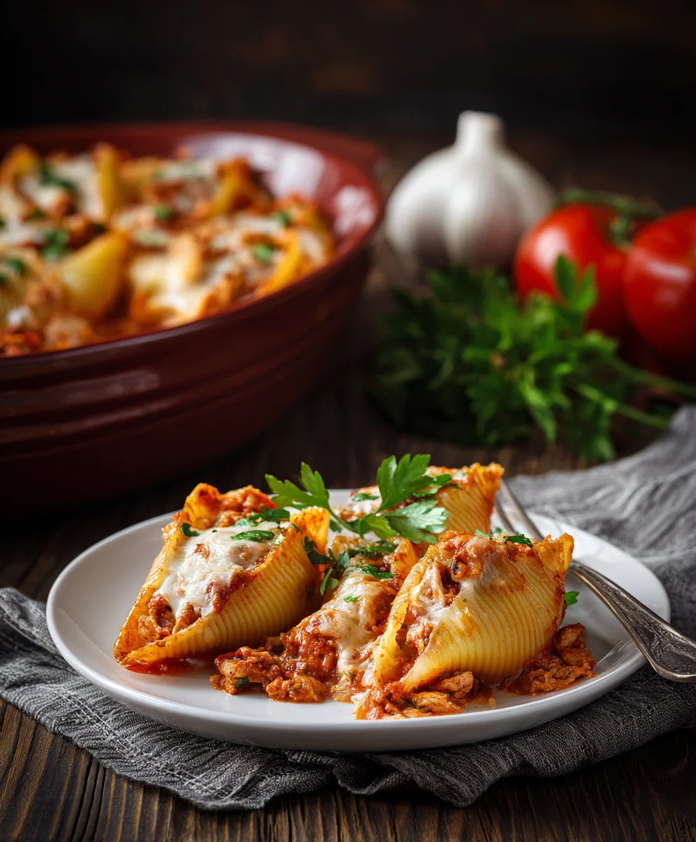 Leftover Thanksgiving Turkey Stuffed Shells