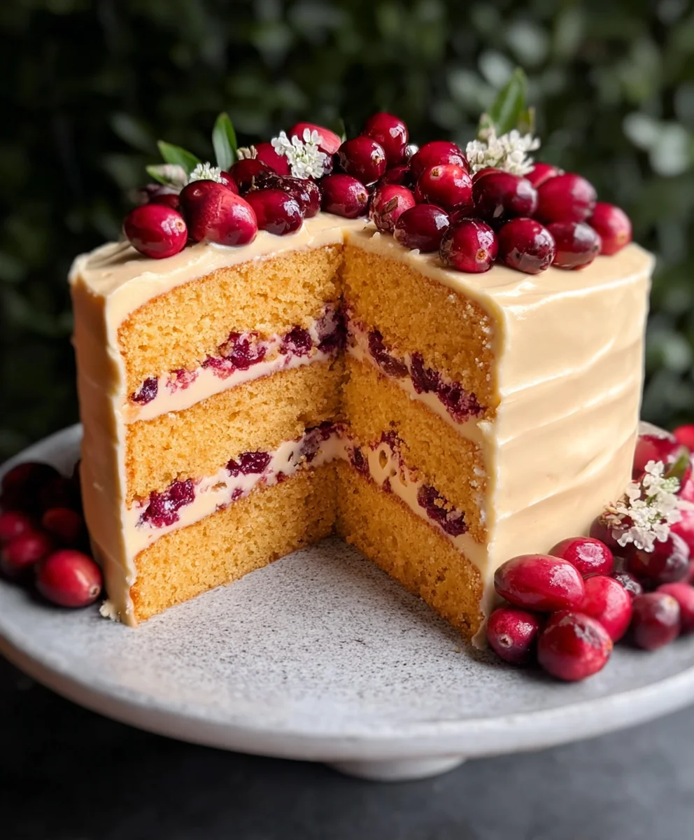 Cranberry Orange Layer Cake: Festive, Flavorful & Easy!