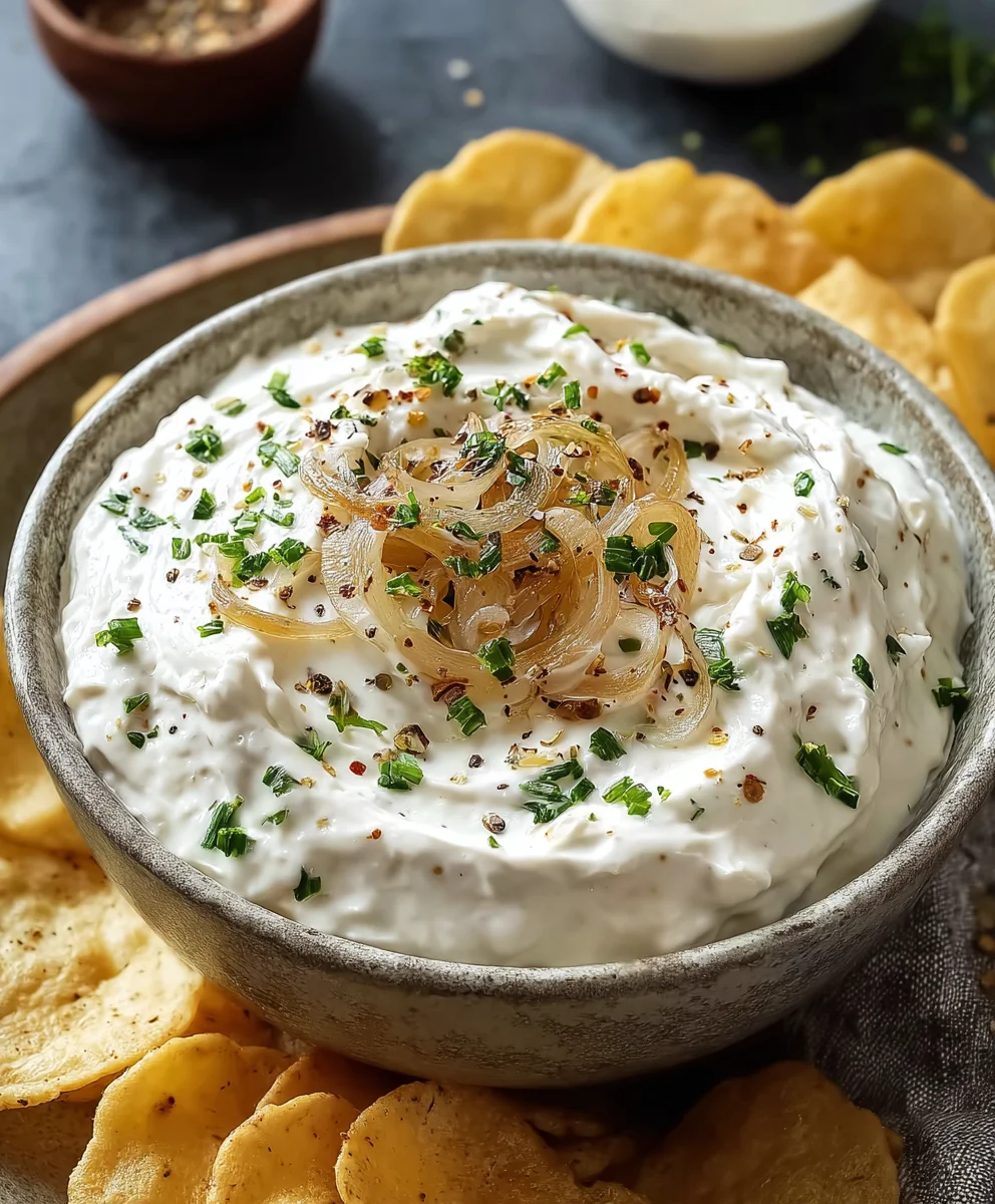 Ultimate Creamy French Onion Dip for Snacking Perfection