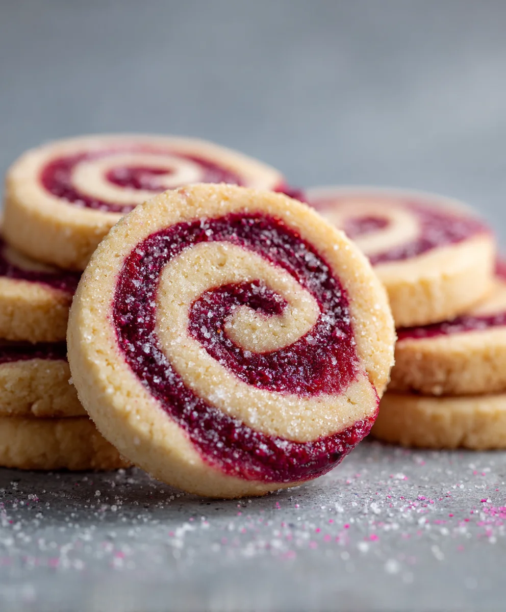 Delicious Raspberry Swirl Shortbread Cookies to Bake Now!