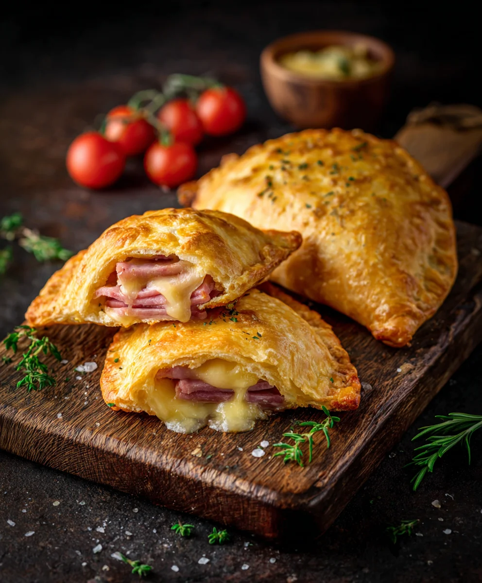 Air Fryer Beef Ham Cheese Pockets: Crispy, Cheesy & Quick!