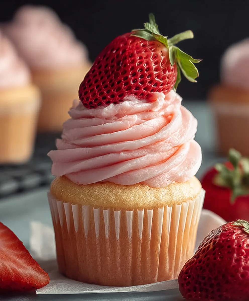 Fresh Strawberry Cupcakes: Easy & Delicious Recipe!