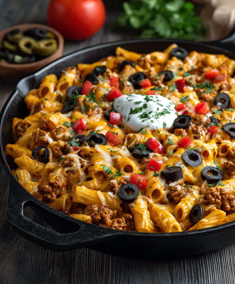 Creamy Taco Pasta