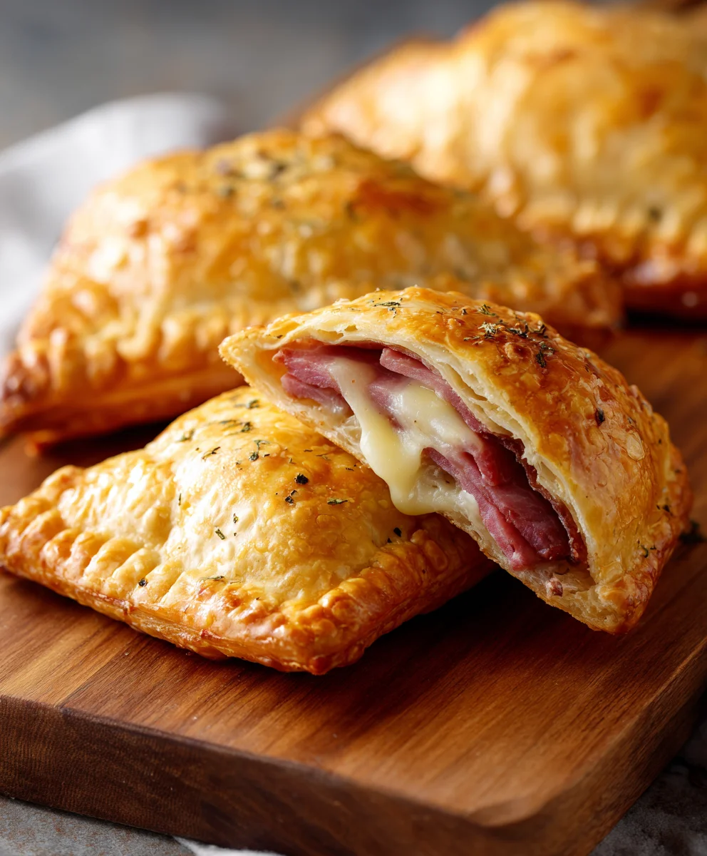 Air Fryer Beef Ham Cheese Pockets: Crispy, Cheesy & Quick!