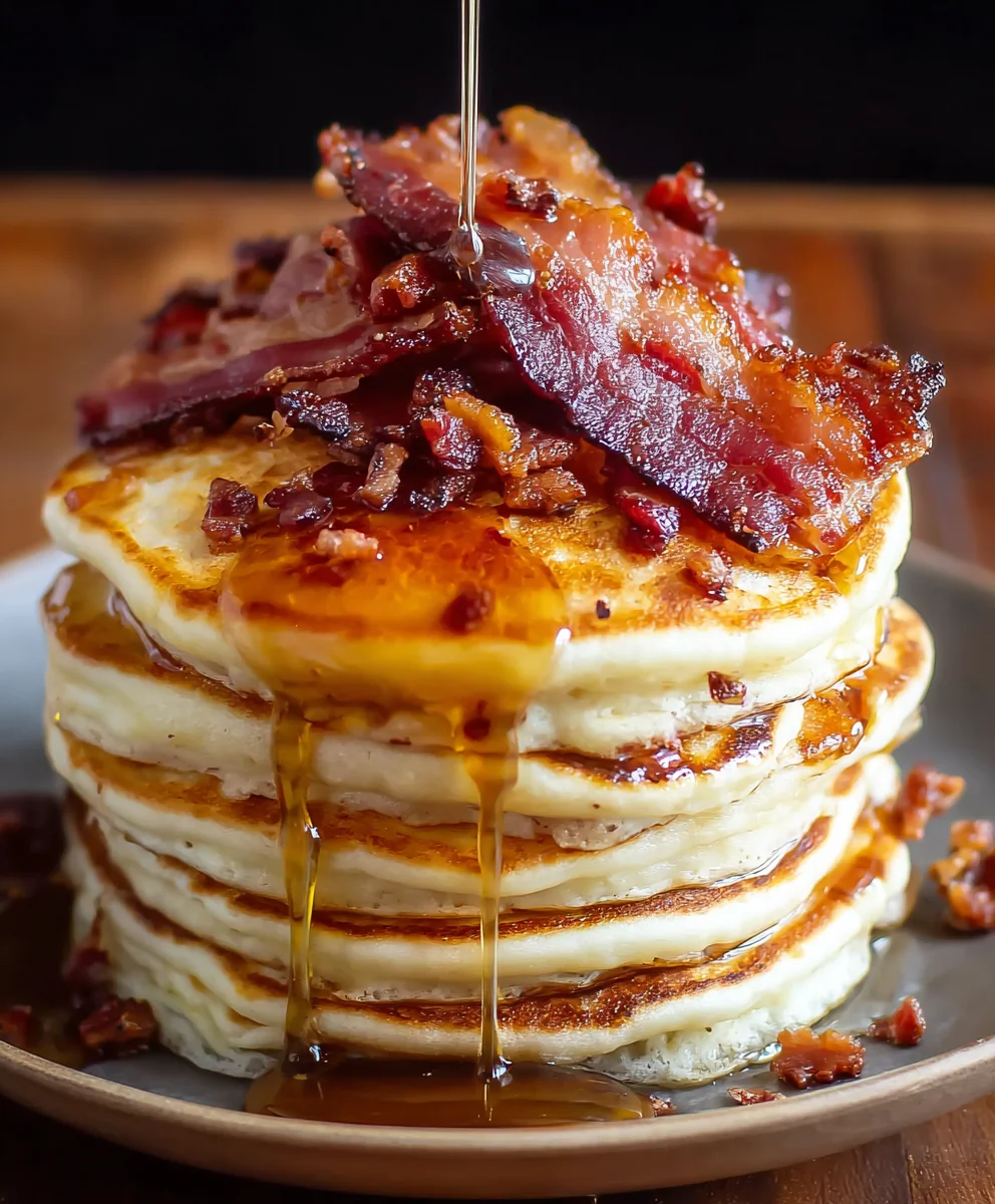 Beef Bacon Pancakes Recipe: Sweet & Savory Breakfast