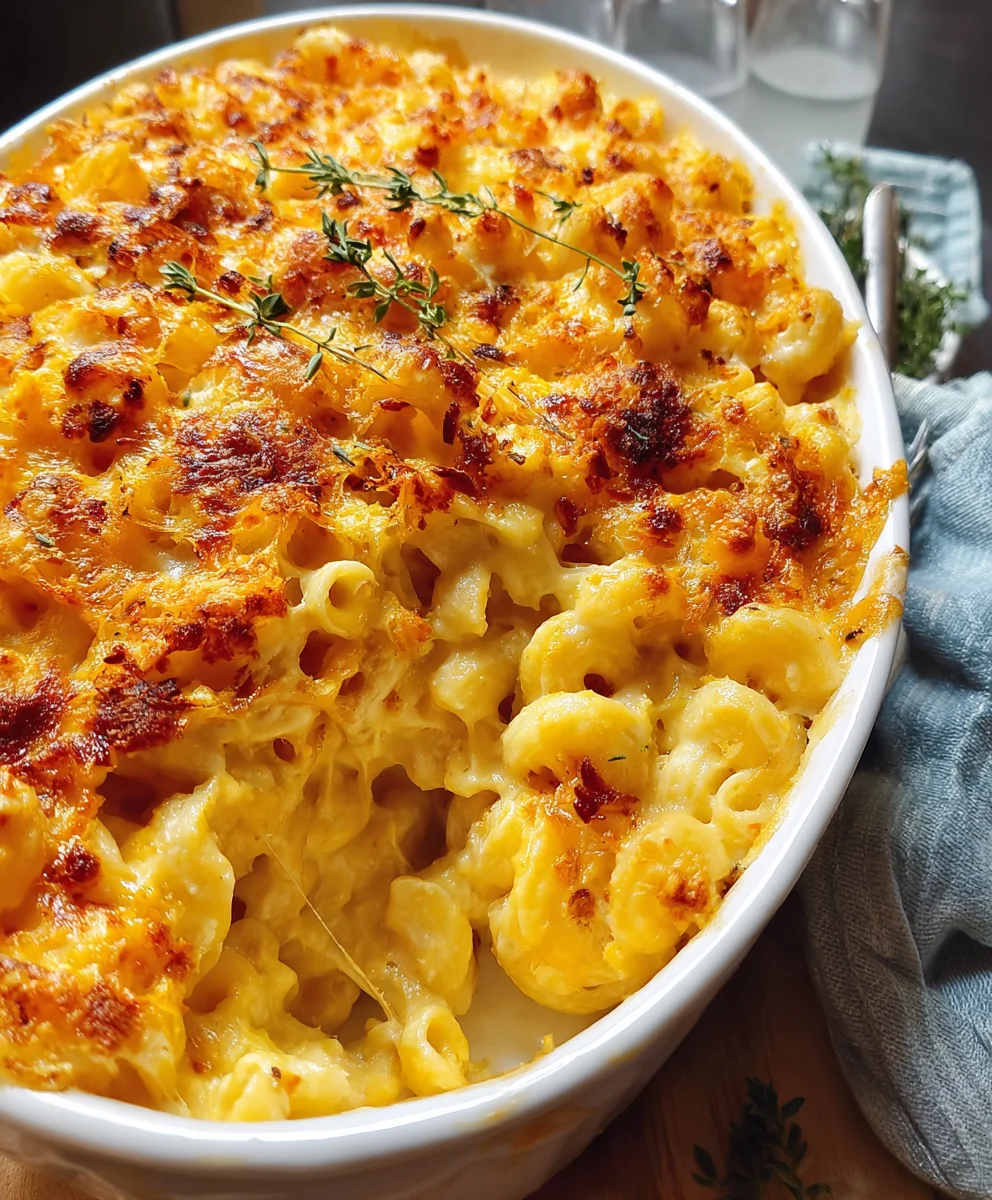 Southern Baked Mac Cheese
