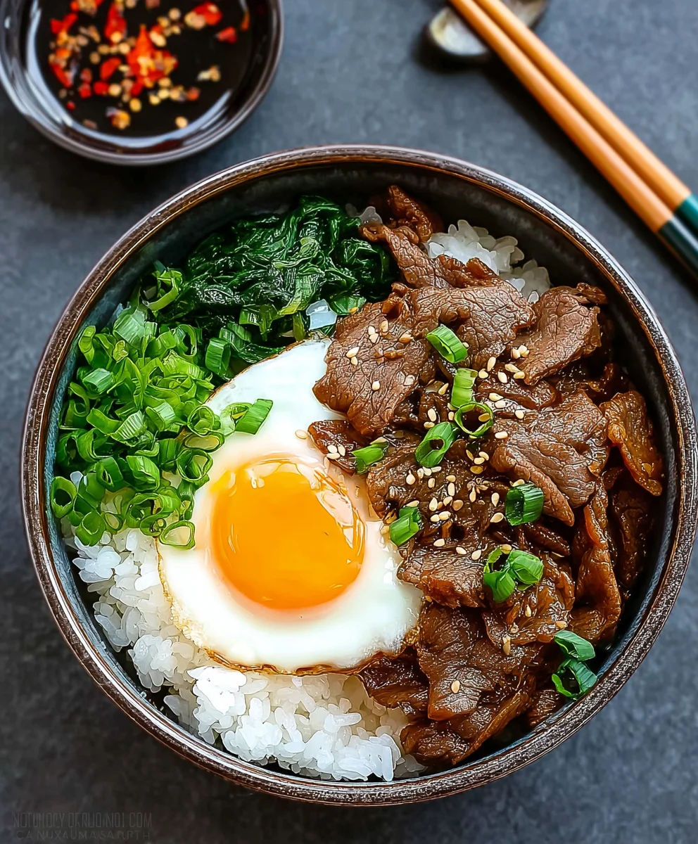 Authentic Japanese Beef Bowl Gyudon: Your Next Easy Dinner!