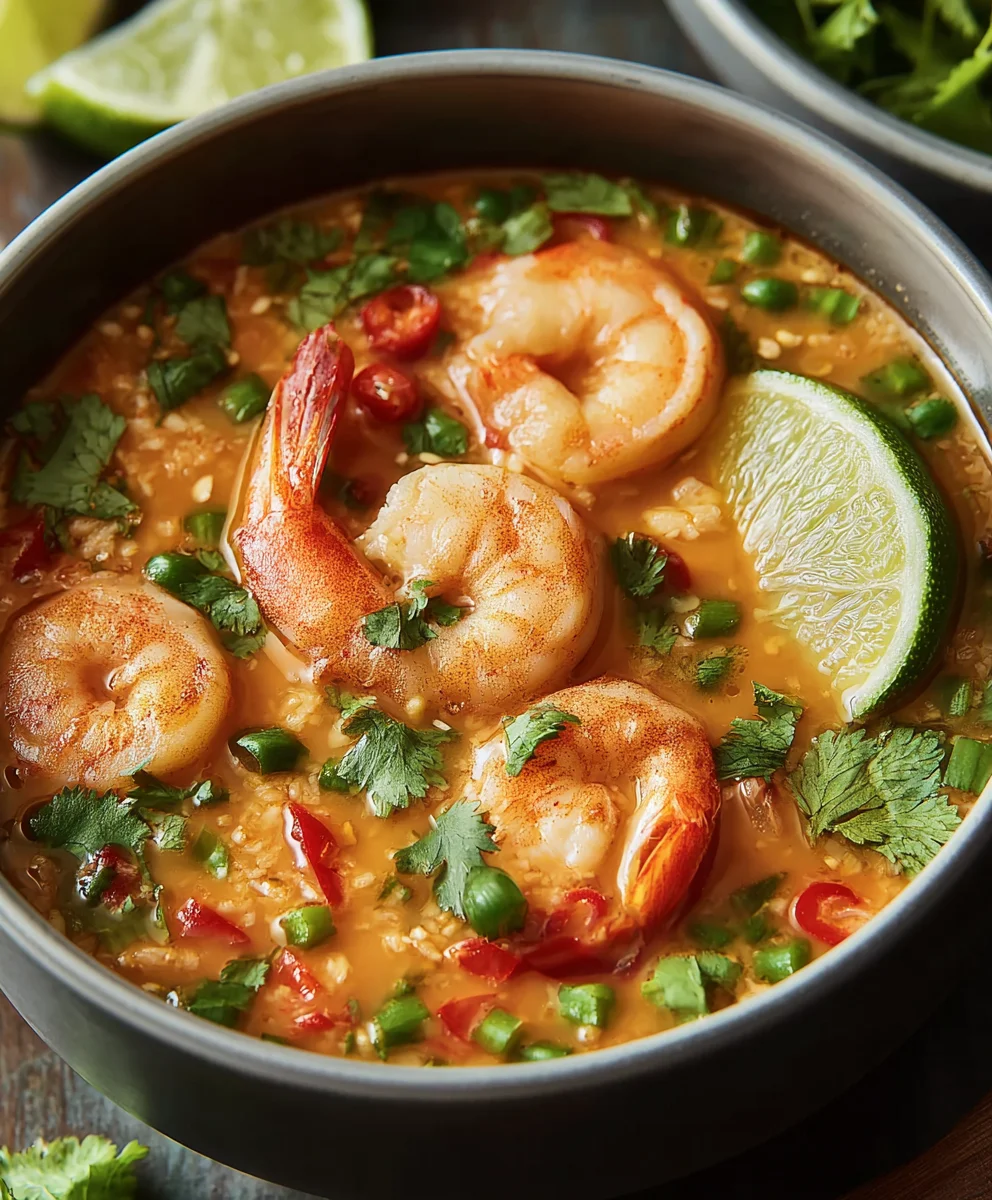 Quick & Easy Thai Shrimp Soup: Flavorful Dinner Recipe