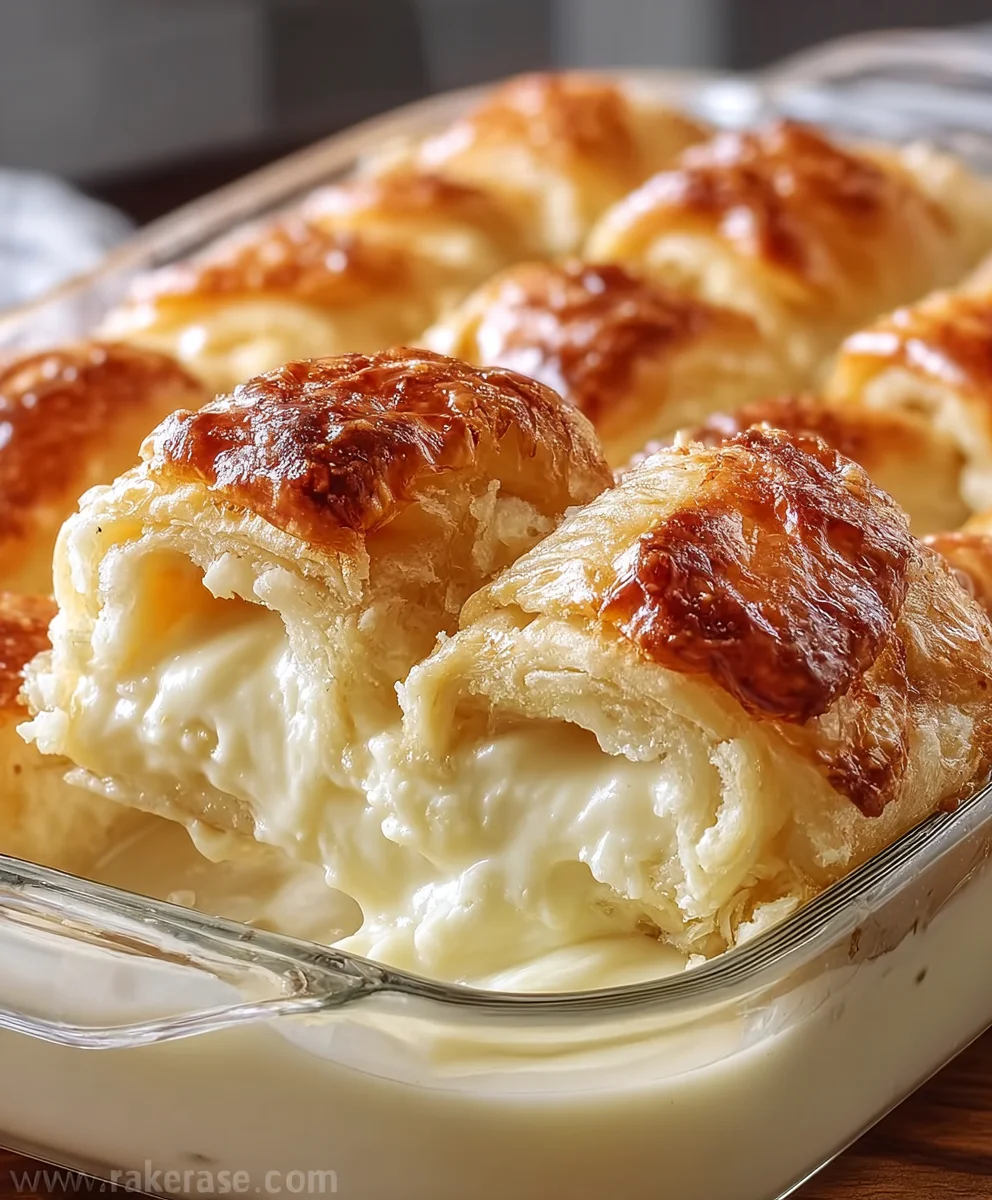 Cheesecake Crescent Rolls Casserole – Quick Dessert Idea!