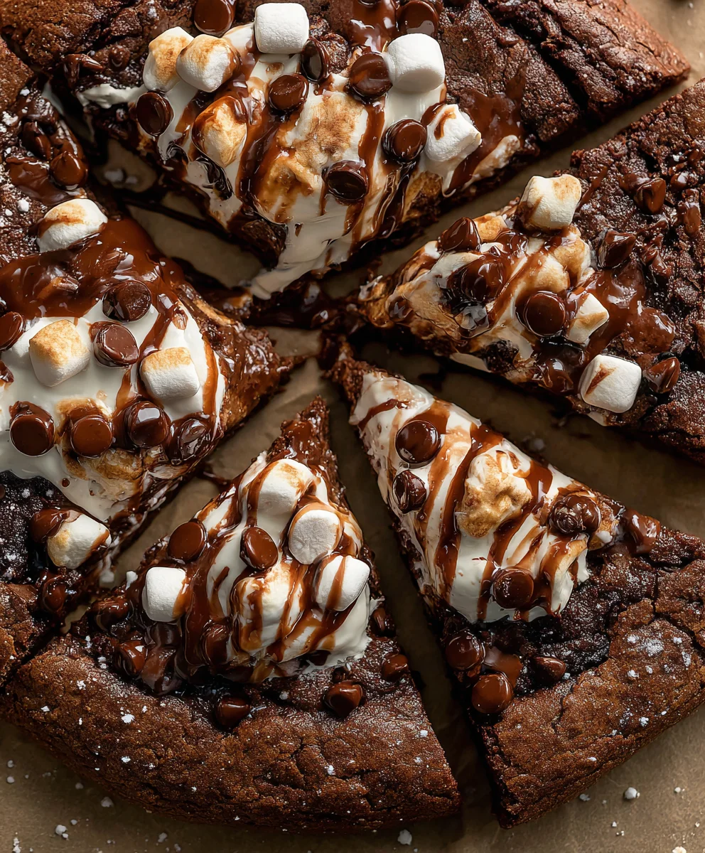 Mm Chocolate Brownie Pizza: Decadent & Easy Dessert!