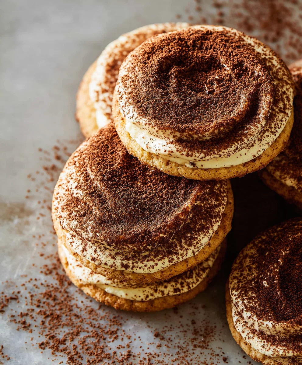 Non-Alcohol Tiramisu Cookies: Italian Dessert Delight