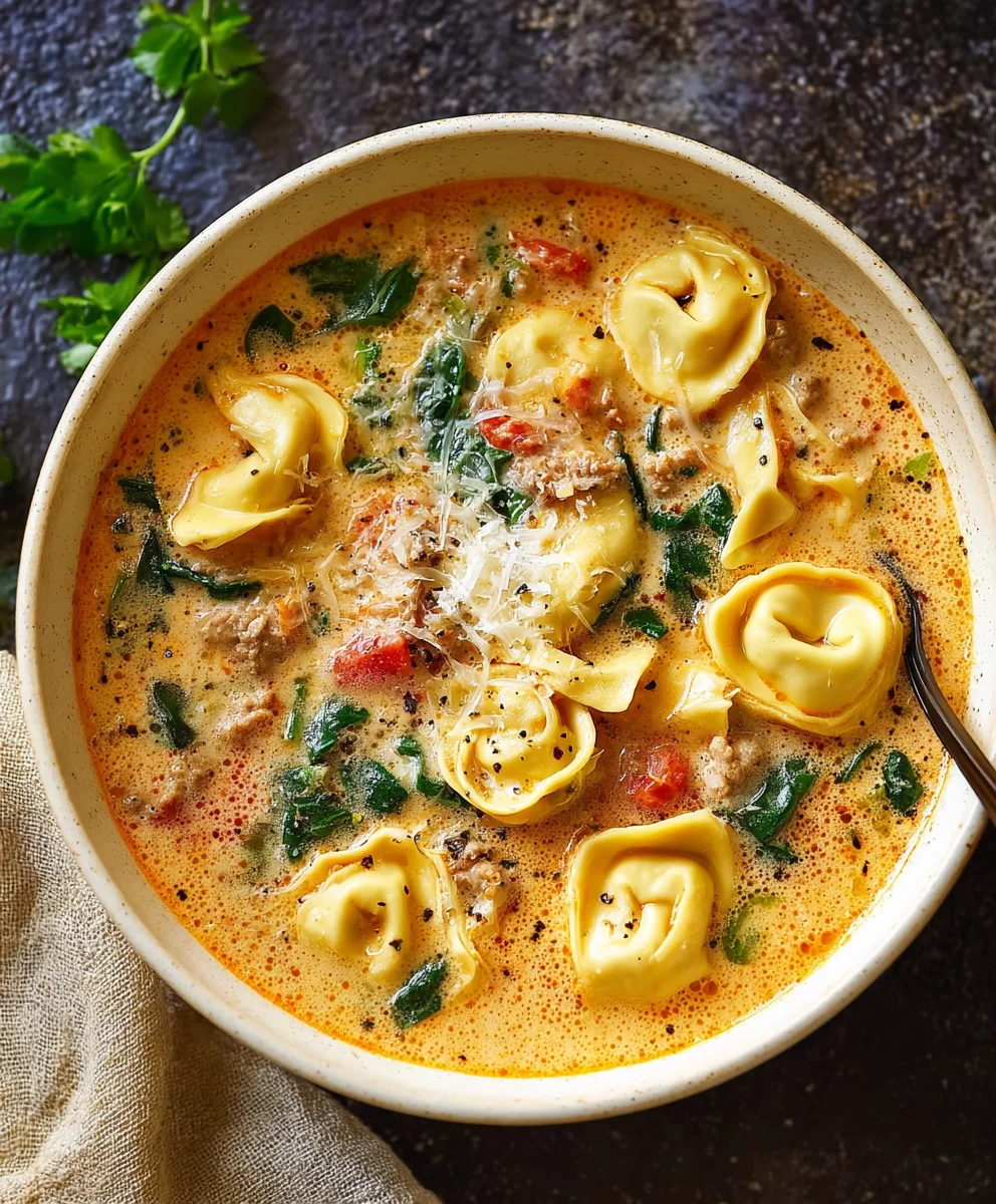 Delicious Creamy Tortellini Soup – Quick & Comforting Meal