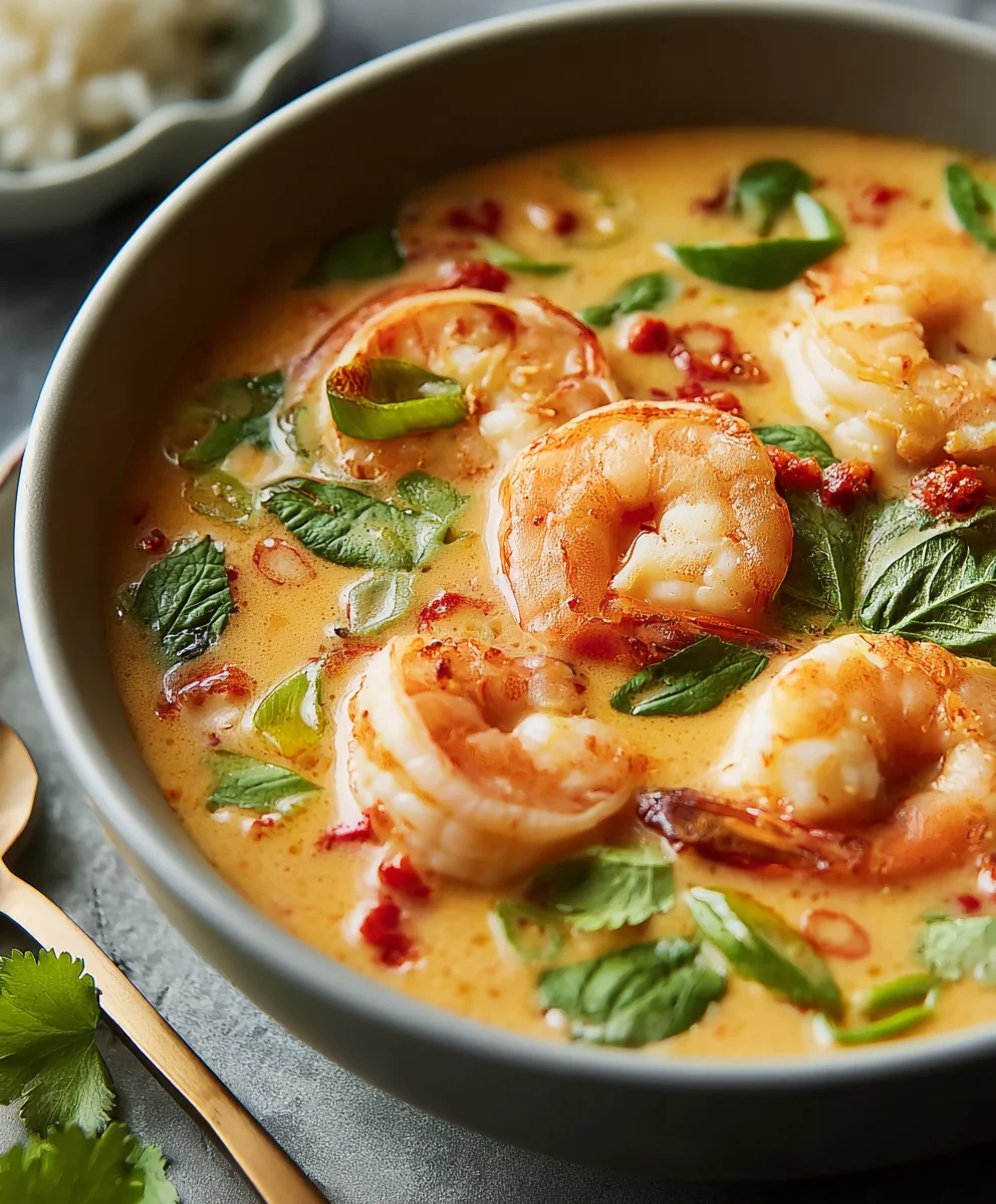 Quick & Easy Thai Shrimp Soup: Flavorful Dinner Recipe