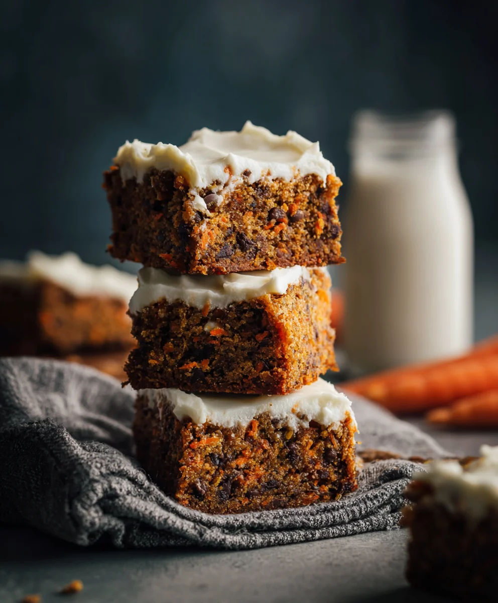 Best Chocolate Chip Carrot Cake Bars Ever – Easy Recipe!