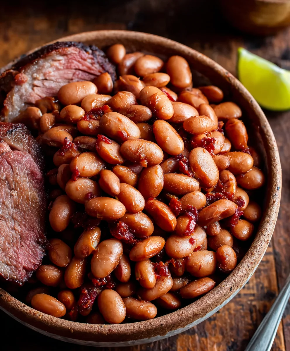 Classic Santa Maria Pinquito Beans for Beef BBQ