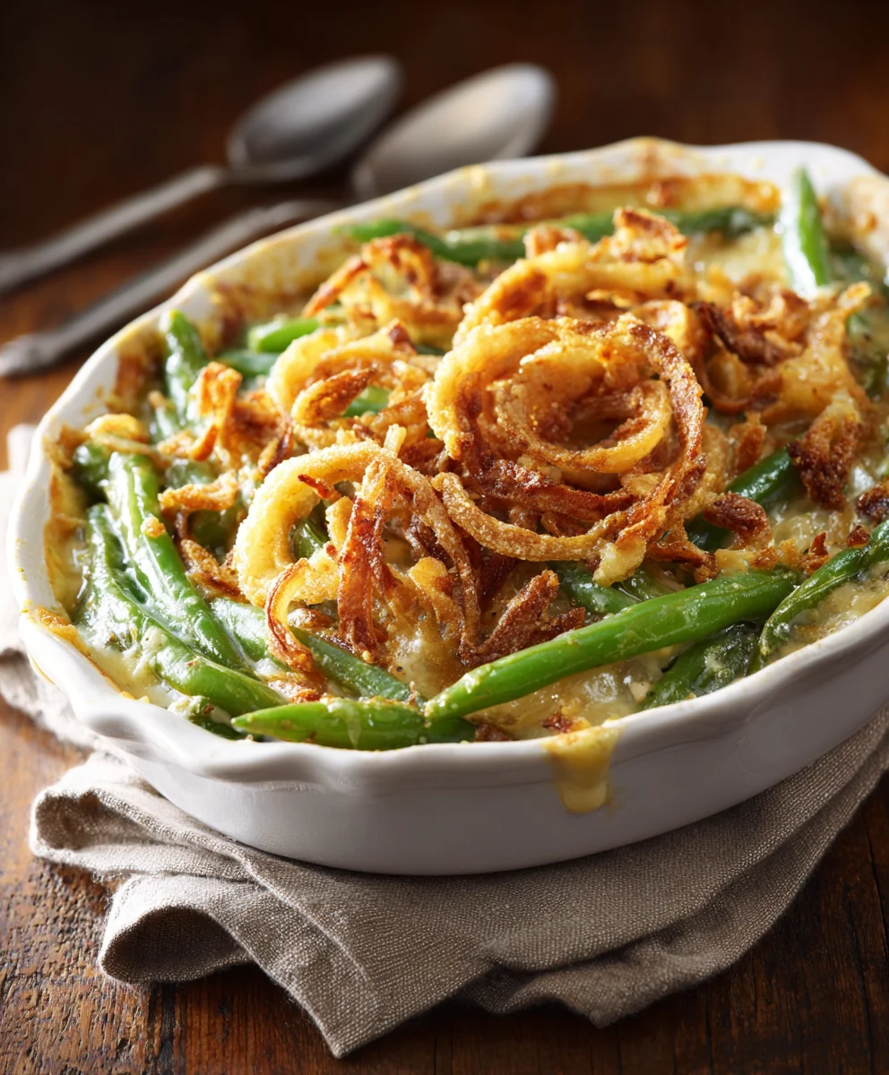 Classic Southern Green Bean Casserole