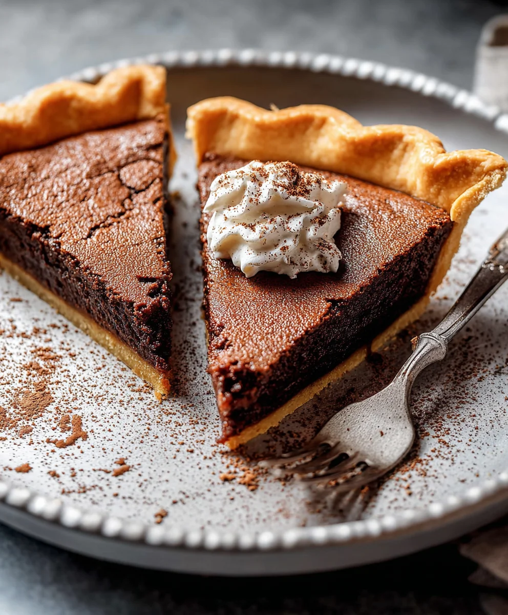 Decadent Chocolate Chess Pie