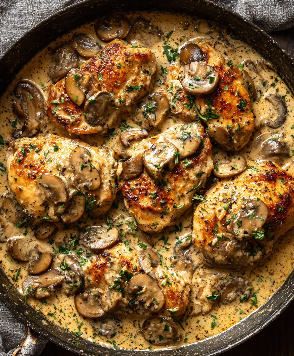 Best Creamy Mushroom Chicken Recipe - Quick & Flavorful