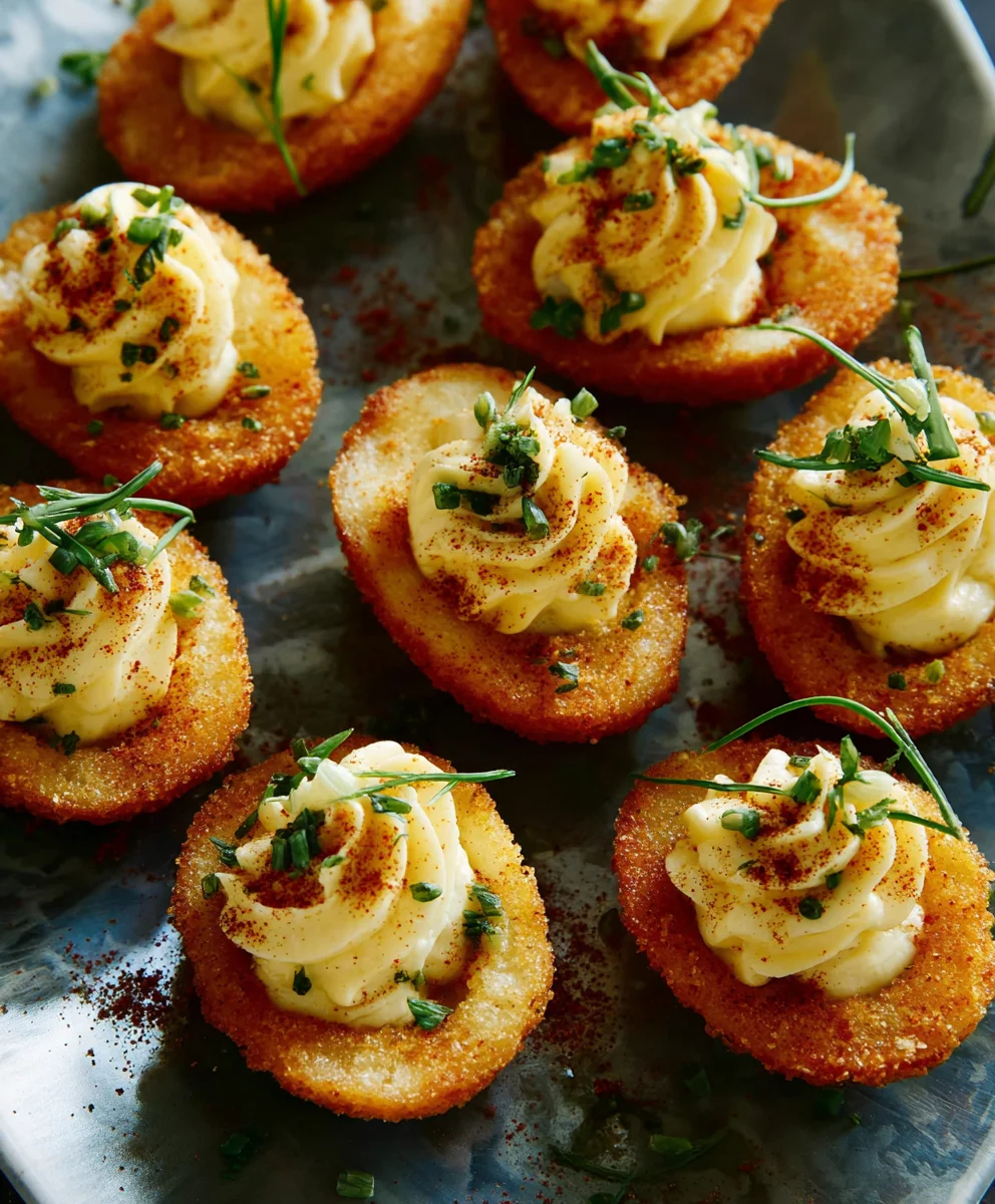 Fried Deviled Eggs