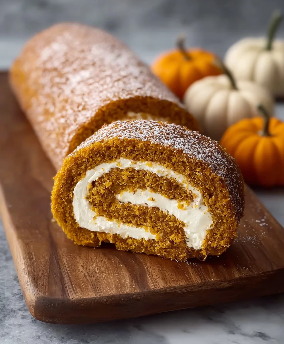 Best Fall Pumpkin Spice Roll Cake – Autumn's Must-Have Dessert!