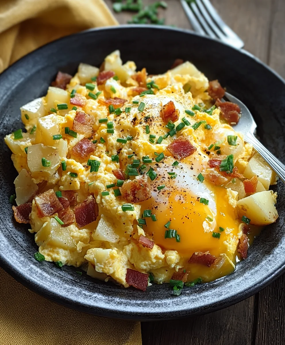 Crave-Worthy Cheesy Potato Egg Scramble for Any Meal