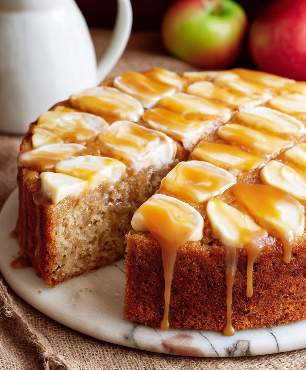 Irresistible Caramel Apple Cake Recipe – Easy & Delicious!