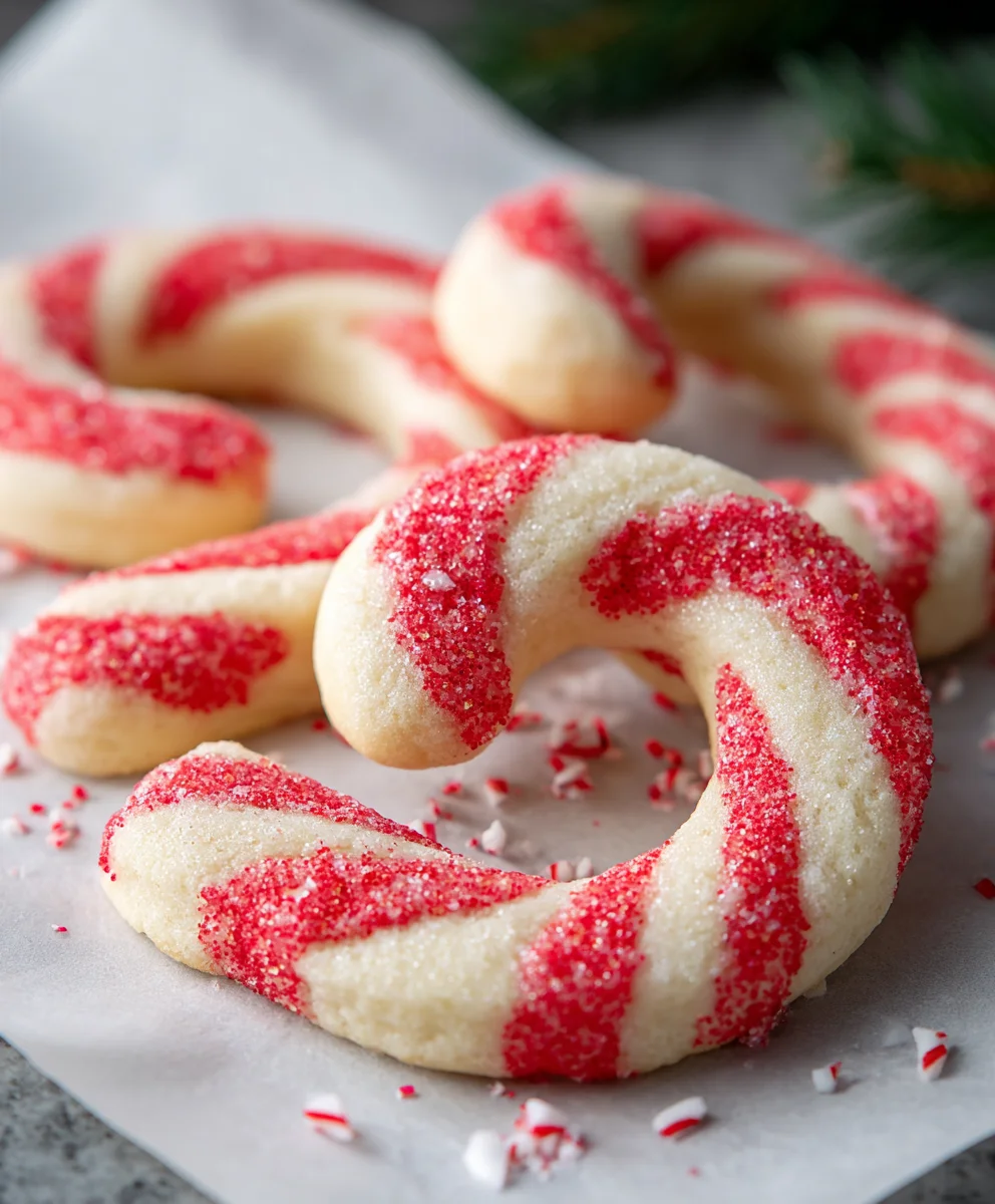 Candy Cane Cookies