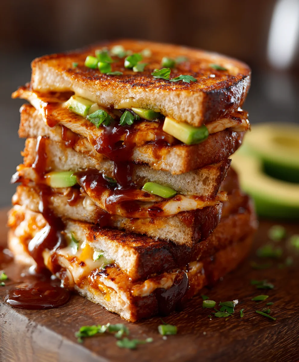 BBQ Chicken Grilled Cheese: Melty, Savory & So Delicious!