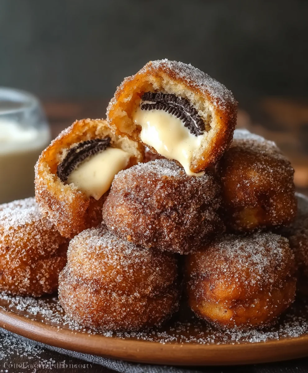 Churro Cheesecake Deep Fried Oreos