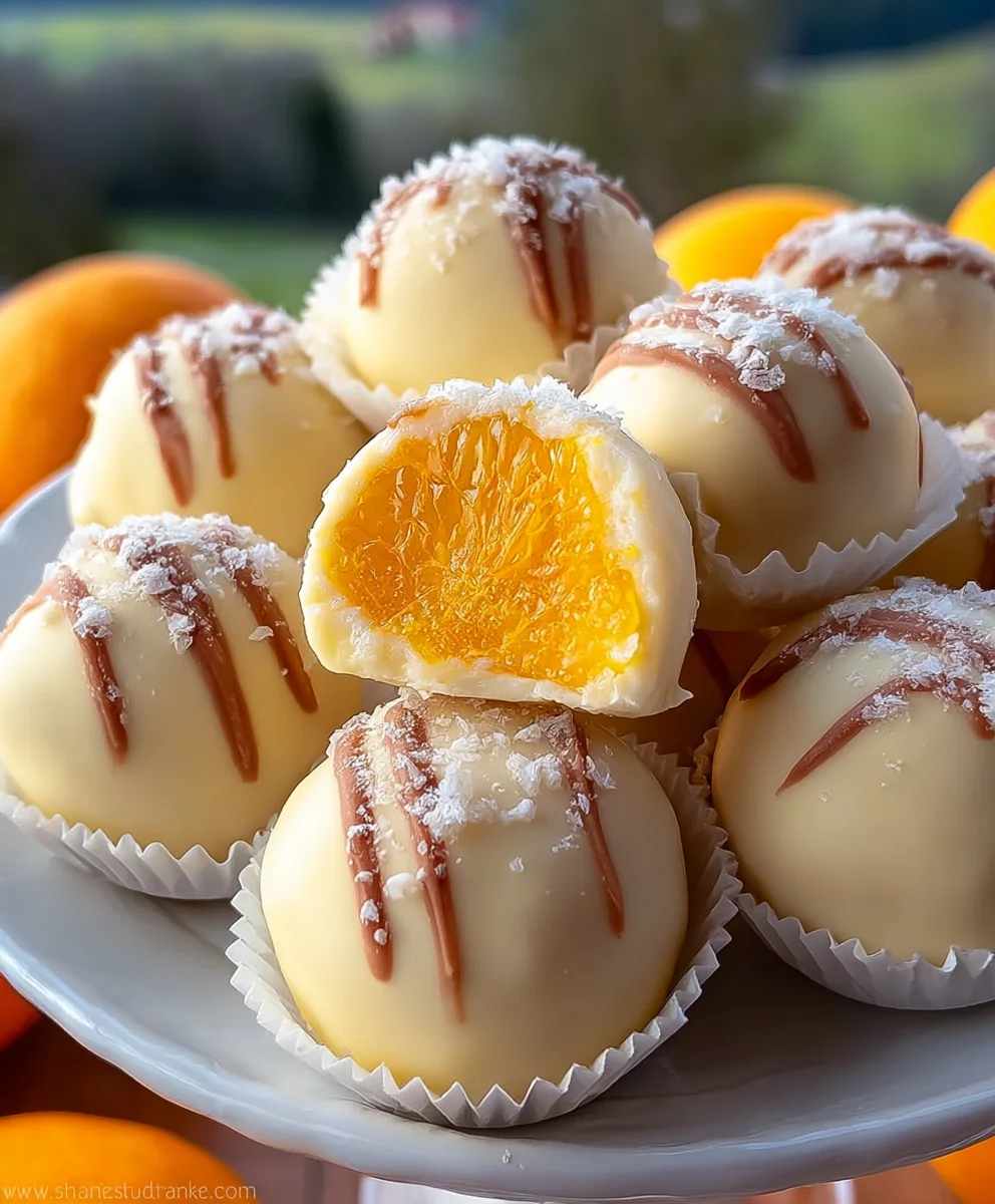 Orange Creamsicle Truffles: Sweet, Zesty No-Bake Treat