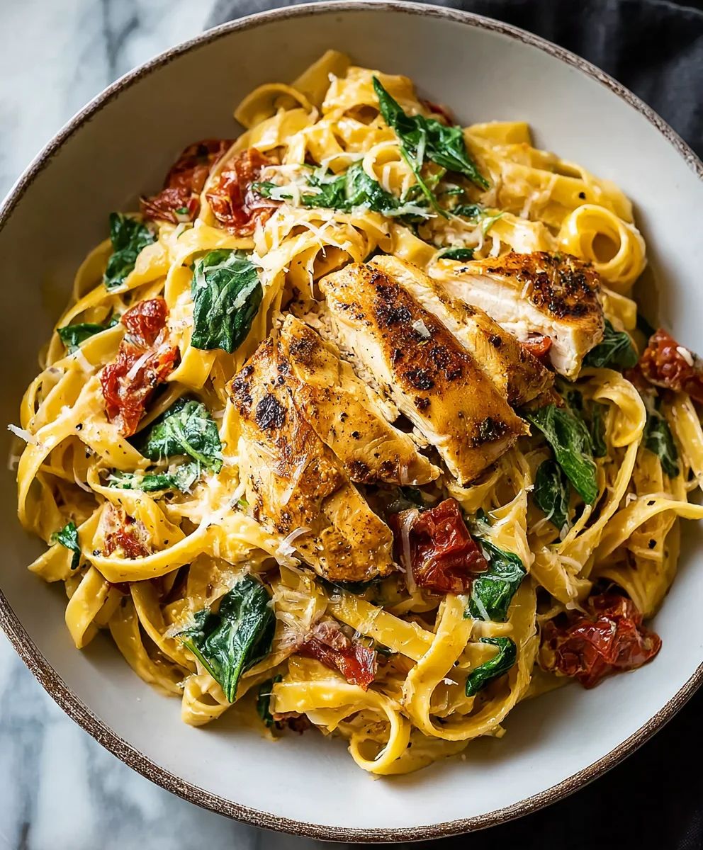 Tuscan Chicken Pasta