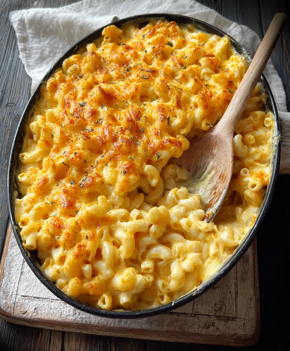Ultimate Three Cheese Macaroni Cheese - So Creamy!