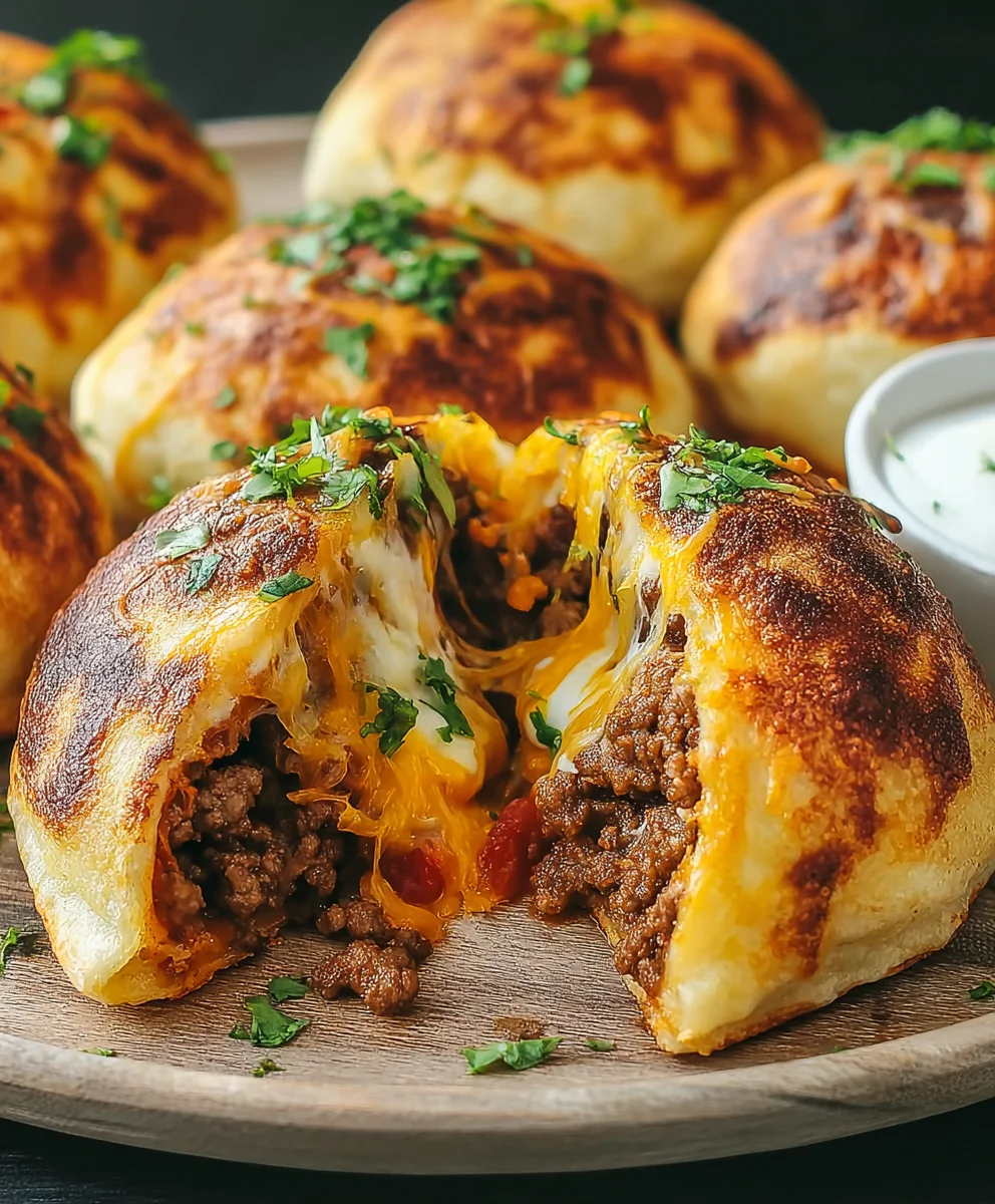 Air Fryer Taco Bombs