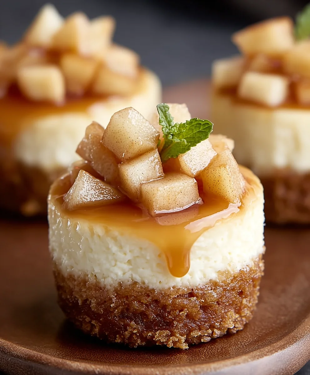 Delicious Apple Mini Cheesecakes: Perfect Fall Dessert Idea